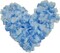 1500 PCS Separated Artificial Gradient Blue Rose Petals for Romantic Night for her set,Faux Gradient Blue Flower Petals for Flower Girl Weddings Valentine Day Party Romantic Decoration